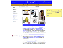 Tablet Screenshot of deltronic.com
